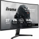 Monitor 27 cali GC2781HSU-B1 VA, FHD, 144Hz, 1ms, 2xUSB, 1500R, 350 cd, 4000:1, HDMI, DP, FreeSync -1920x1080 (48-144Hz), 2x2W