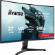 Monitor 27 cali GC2784HSU-B1 FHD, 0.7ms, VA, 1500R, 240Hz 2xHDMI, DP, 2xUSB, FreeSync Premium -1920x1080 (48-240Hz), HDR10, 2x2W