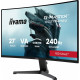 Monitor 27 cali GC2784HSU-B1 FHD, 0.7ms, VA, 1500R, 240Hz 2xHDMI, DP, 2xUSB, FreeSync Premium -1920x1080 (48-240Hz), HDR10, 2x2W