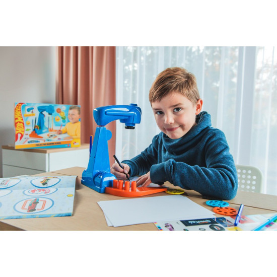 Zestaw Szkoła rysowania z projektorem - Hot Wheels