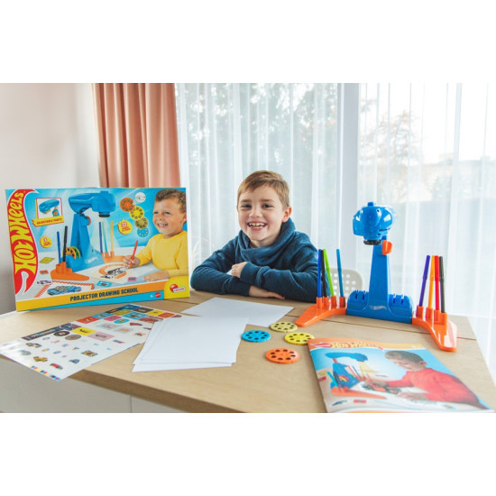 Zestaw Szkoła rysowania z projektorem - Hot Wheels
