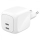 Ładowarka 67W PD PPS 2xUSB-C biała 