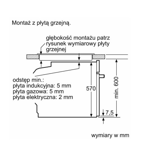 Piekarnik pyroliza HBA571BB4 czarny