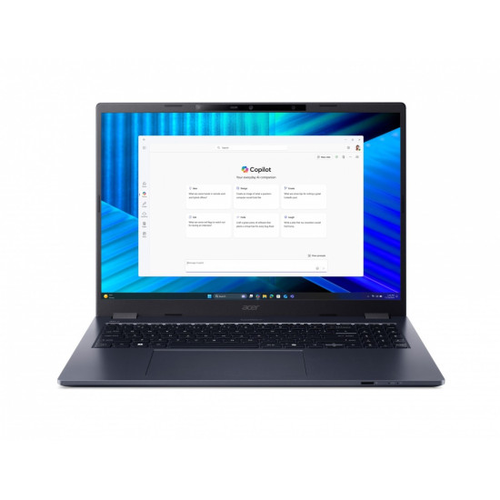 Laptop TravelMate P4 TMP416-54-TCO Ultra 7 255U 16GB/512GB/W11Pro , gwarancja 36 miesięcy ONSITE 