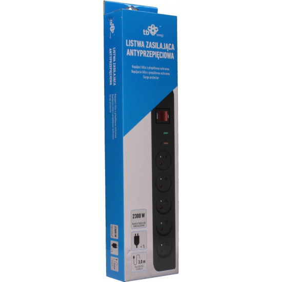 Energy Listwa Antyprzepięciowa x5,3m 