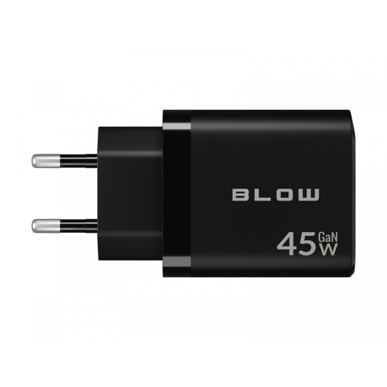 Ładowarka sieciowa gniazdo USB + USB-C PD 45W + kabel