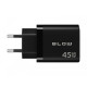 Ładowarka sieciowa gniazdo USB + USB-C PD 45W + kabel