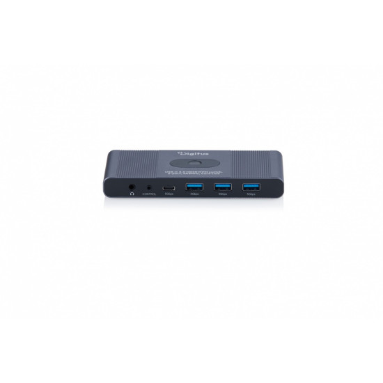 Przełącznik / Switch KVM HDMI 2x1 | UHD 4K@60Hz | 3x USB-A 3.1 Gen1 | 1x USB-C USB 3.1 Gen1 | Audio | Core Line 