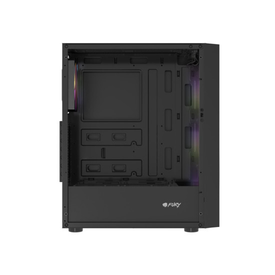 Obudowa Shobo SH8F ARGB Midi tower z oknem czarna 