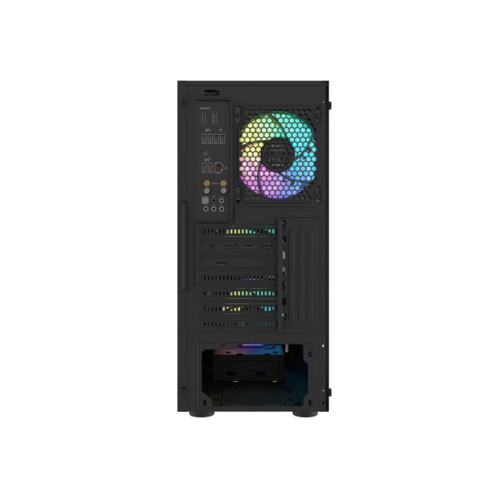 Obudowa Shobo SH8F ARGB Midi tower z oknem czarna 