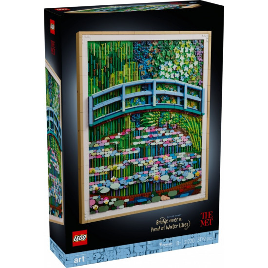 Klocki ART 31220 Claude Monet - Most nad stawem z liliami wodnymi