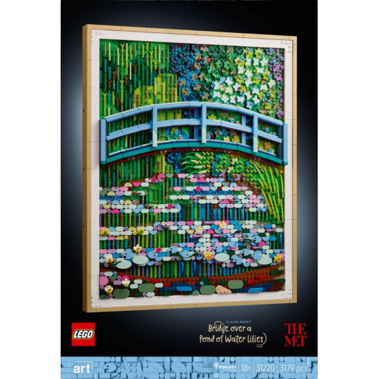 Klocki ART 31220 Claude Monet - Most nad stawem z liliami wodnymi