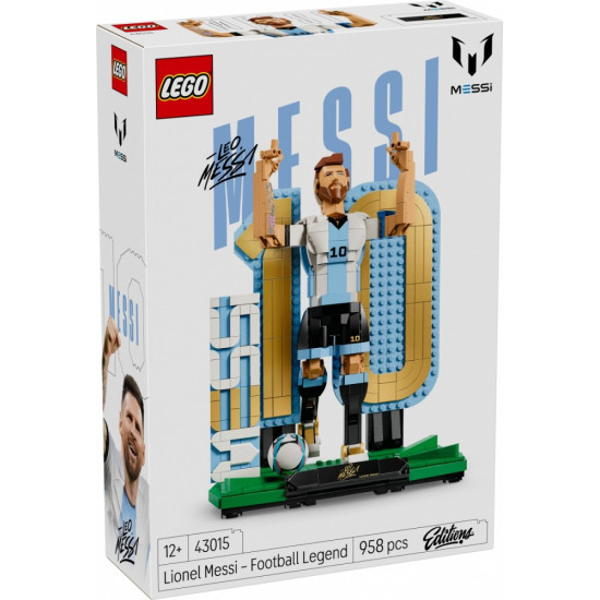 Klocki Editions 43015 Lionel Messi - piłkarska legenda