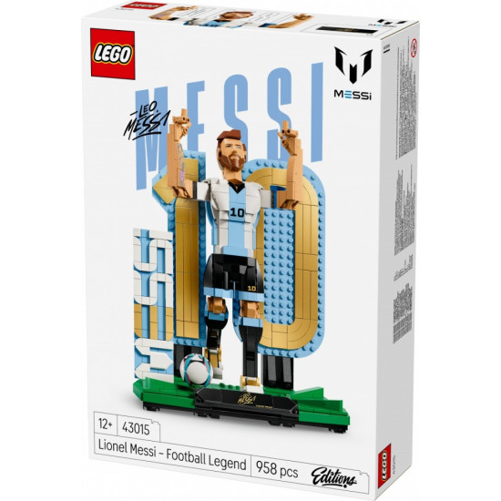 Klocki Editions 43015 Lionel Messi - piłkarska legenda