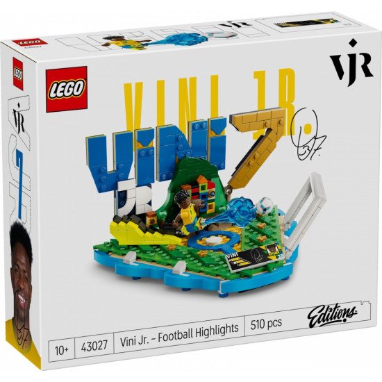 Klocki Editions 43027 Vini Jr. - piłkarskie momenty