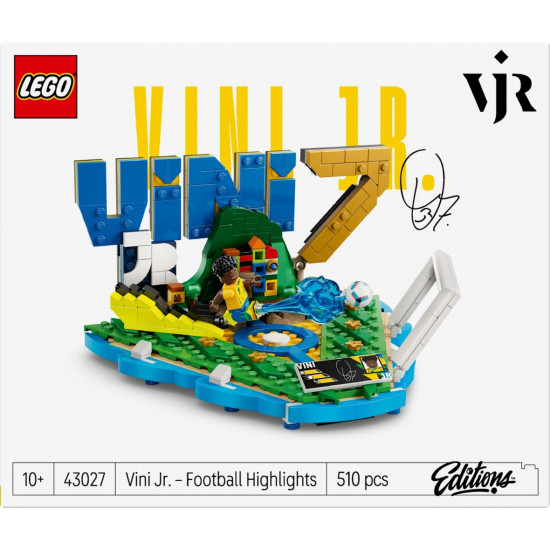 Klocki Editions 43027 Vini Jr. - piłkarskie momenty