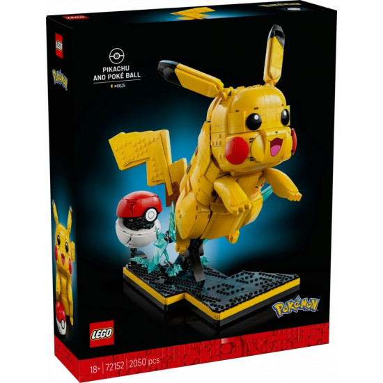 Klocki Pokemon 72152 Pikachu i Pokeball