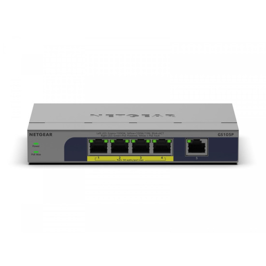 Przełącznik niezarządzalny 5 portów Gigabit Ethernet W/POE+