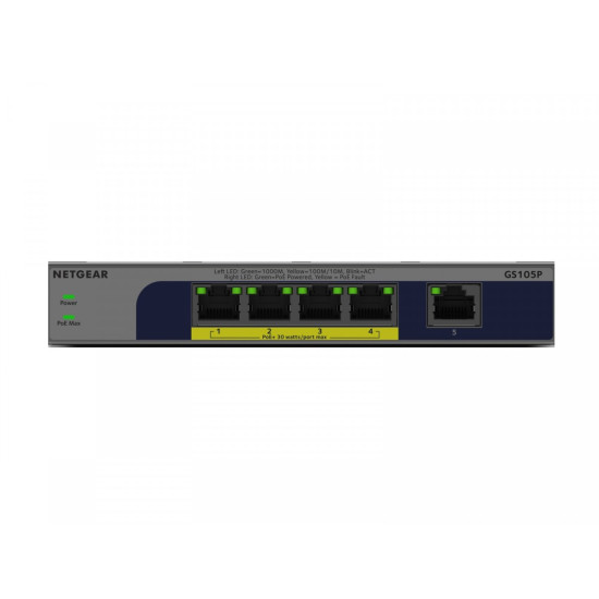 Przełącznik niezarządzalny 5 portów Gigabit Ethernet W/POE+