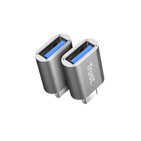 Adapter USB-C do USB-A 3.2 Calyx, dwu-pak szary