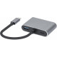 Hub USB Typ-C 4w1 4k 30Hz VGA