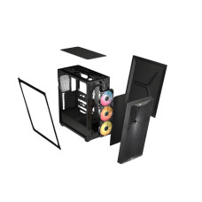 Obudowa 3200D RS ARGB Mid-Tower Smoke