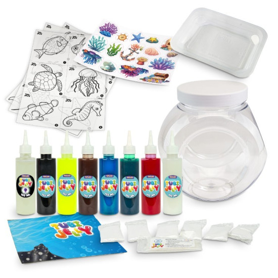 Zestaw Tubi Jelly Ocean duże akwarium 8 kolorów 