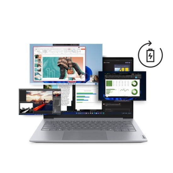 Laptop ThinkBook 14 G8 21SJ00V6PB W11Pro Ultra 5 225U/16GB/512GB/INT/14.0 WUXGA/Luna Grey/3YR OS + CO2 Offset 