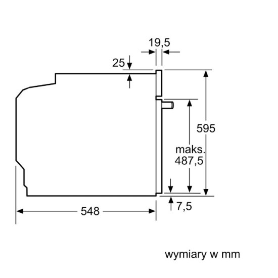 Piekarnik HBA534BW3 biały Serie 4