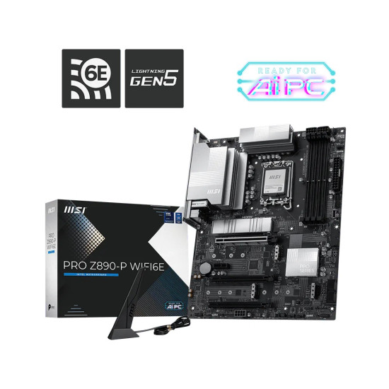 Płyta główna PRO Z890-P WIFI6E s1851 4DDR5 HDMI/DP ATX 