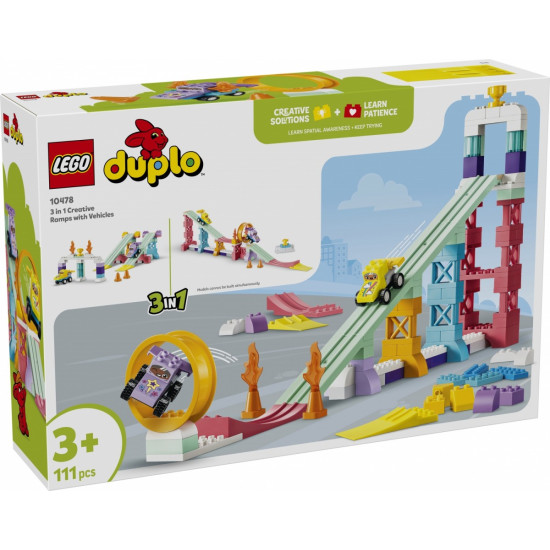Klocki DUPLO 10478 Kreatywne rampy 3 w 1 z pojazdami