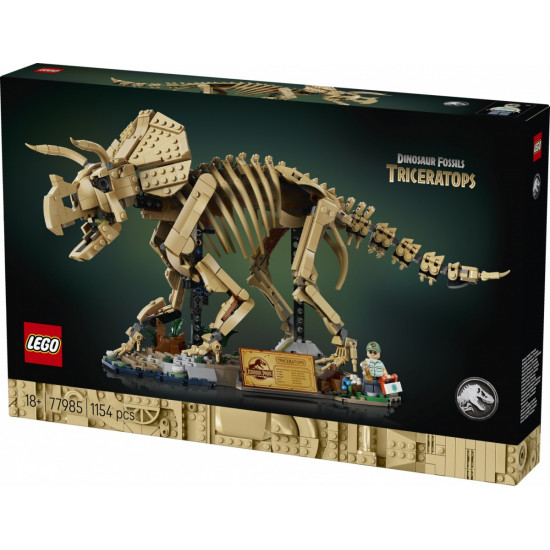 Klocki Jurassic World 77985 Szkielety dinozaurów: Triceratops 