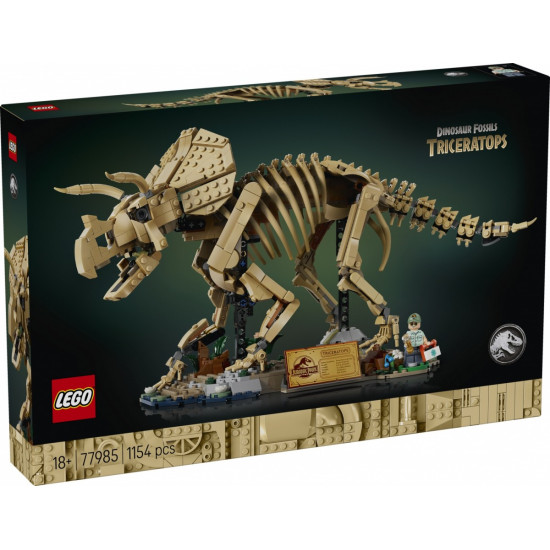 Klocki Jurassic World 77985 Szkielety dinozaurów: Triceratops 