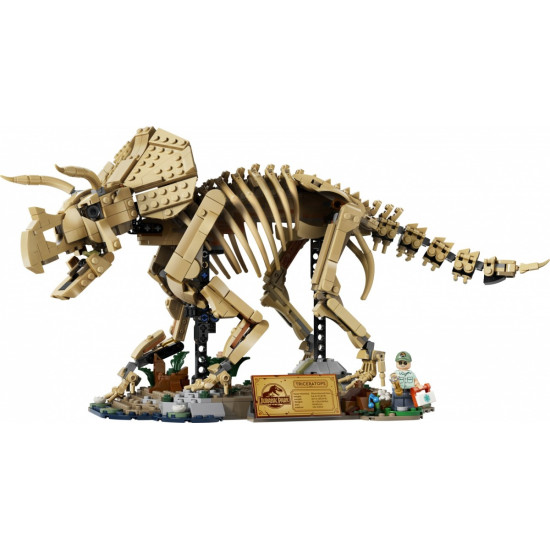 Klocki Jurassic World 77985 Szkielety dinozaurów: Triceratops 