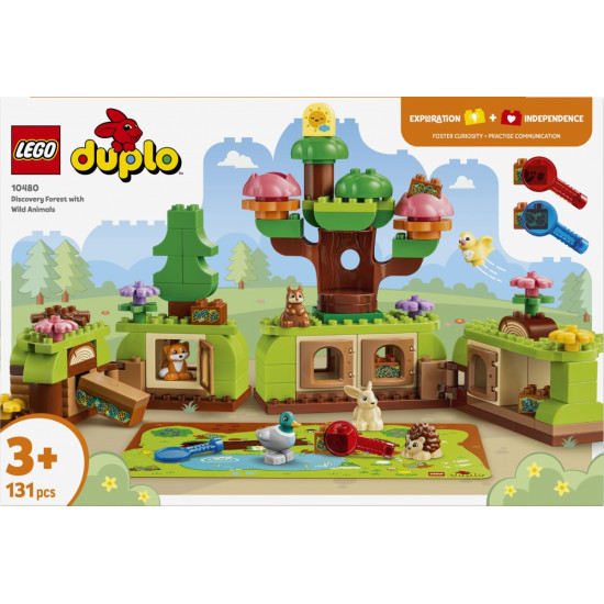 Klocki DUPLO 10480 Las odkrywców z dzikimi zwierzętami