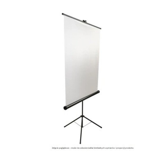 Ekran na statywie Tripod Standard 150, 1:1, 150x150cm, powierzchnia biała, matowa
