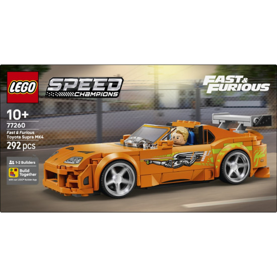 Klocki Speed Champions 77260 Szybcy i wściekli Toyota Supra MK4 