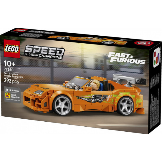 Klocki Speed Champions 77260 Szybcy i wściekli Toyota Supra MK4 