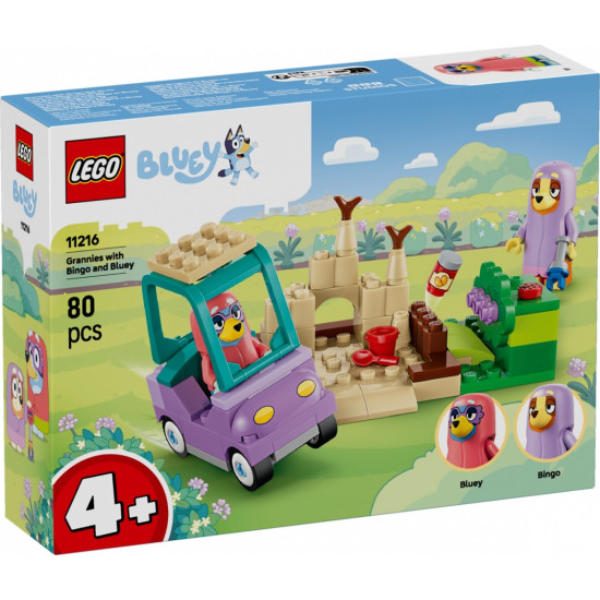 Klocki Bluey 11216 Babunie z Bingo i Blue