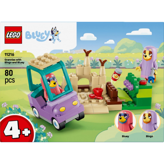 Klocki Bluey 11216 Babunie z Bingo i Blue