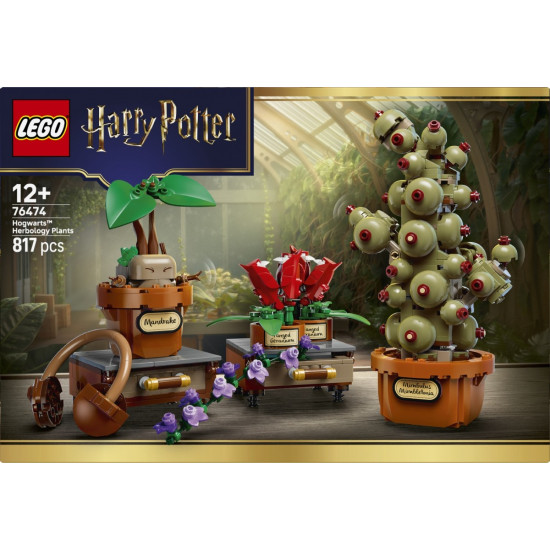 Klocki Harry Potter 76474 Rośliny z lekcji zielarstwa w Hogwarcie 