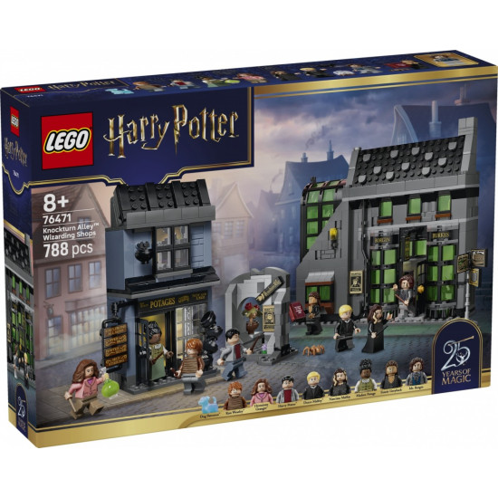 Klocki Harry Potter 76471 Magiczne sklepy na ulicy Śmiertelnego Nokturnu 