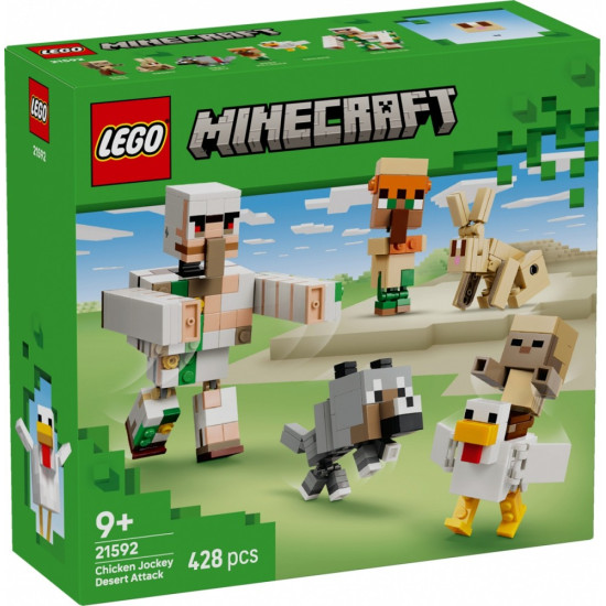 Klocki Minecraft 21592 Atak kurzego jeźdźca na pustyni