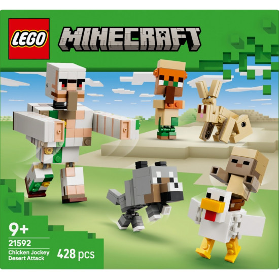Klocki Minecraft 21592 Atak kurzego jeźdźca na pustyni