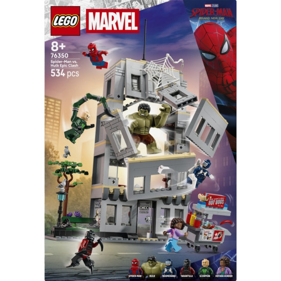 Klocki Marvel Super Heroes 76350 Epickie starcie: Spider-Man kontra Hulk 