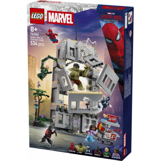 Klocki Marvel Super Heroes 76350 Epickie starcie: Spider-Man kontra Hulk 