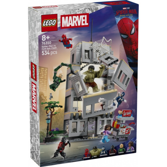 Klocki Marvel Super Heroes 76350 Epickie starcie: Spider-Man kontra Hulk 