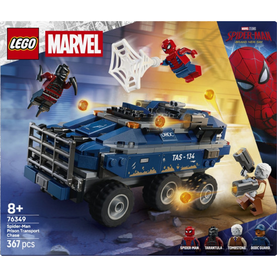 Klocki Marvel Super Heroes 76349 Pościg Spider-Mana za więźniarką
