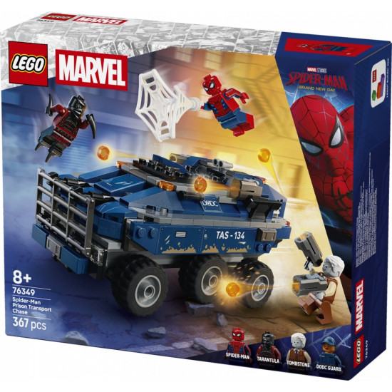 Klocki Marvel Super Heroes 76349 Pościg Spider-Mana za więźniarką