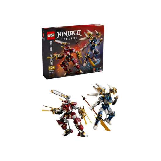 Klocki Ninjago 71870 Bliźniacze tytanowe mechy 